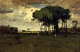 George Inness Famous Paintings - Georgia Pines Afternoon